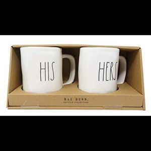 Rae Dunn His and Her Mugs